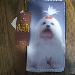Alfa Bags wallet dog NEW